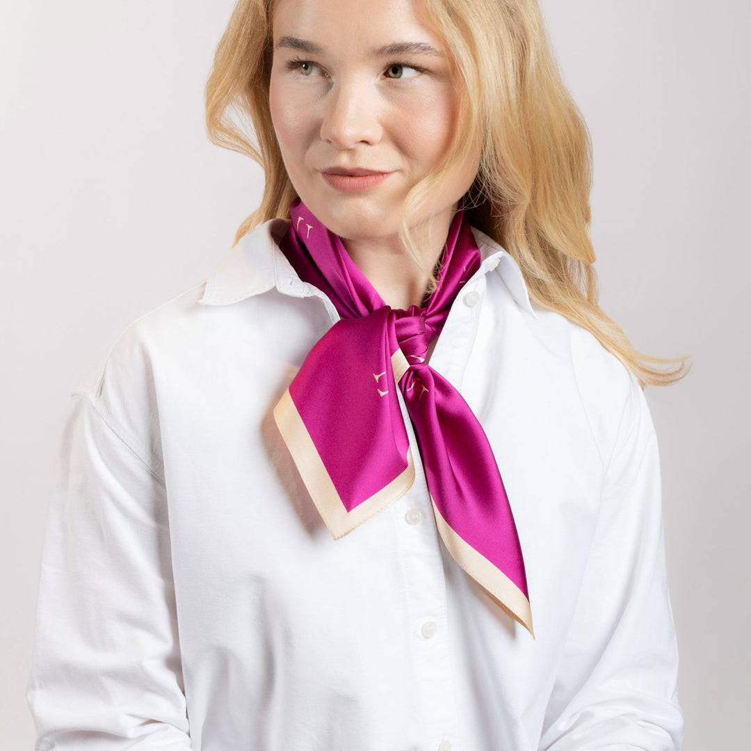 Silkeskjerf Paris Pink