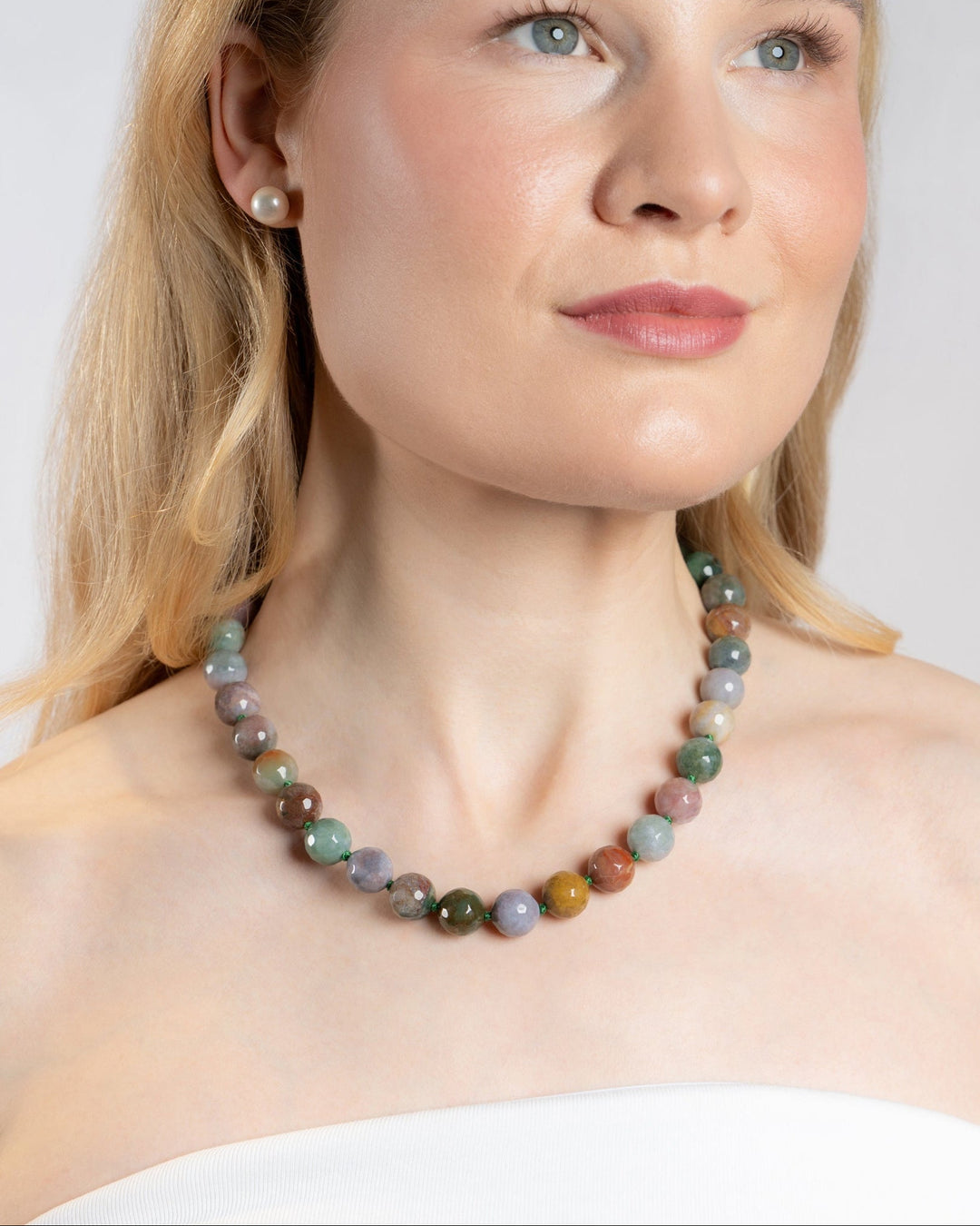 Halskjede Zoe India Agate