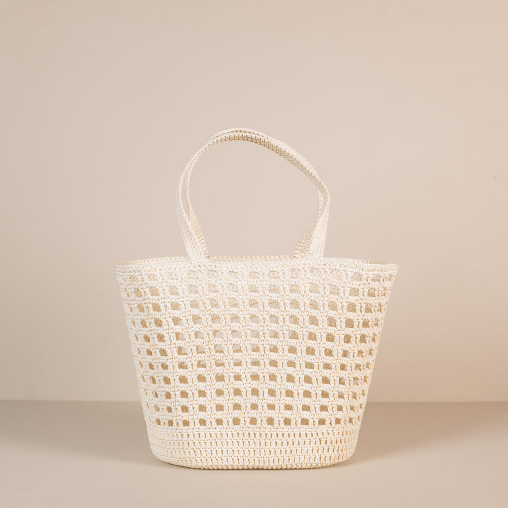 Veske Ellie Shopper Off White