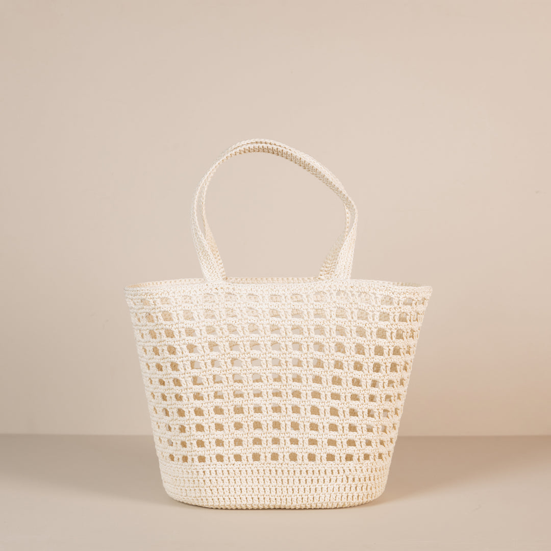 Veske Ellie Shopper Off White
