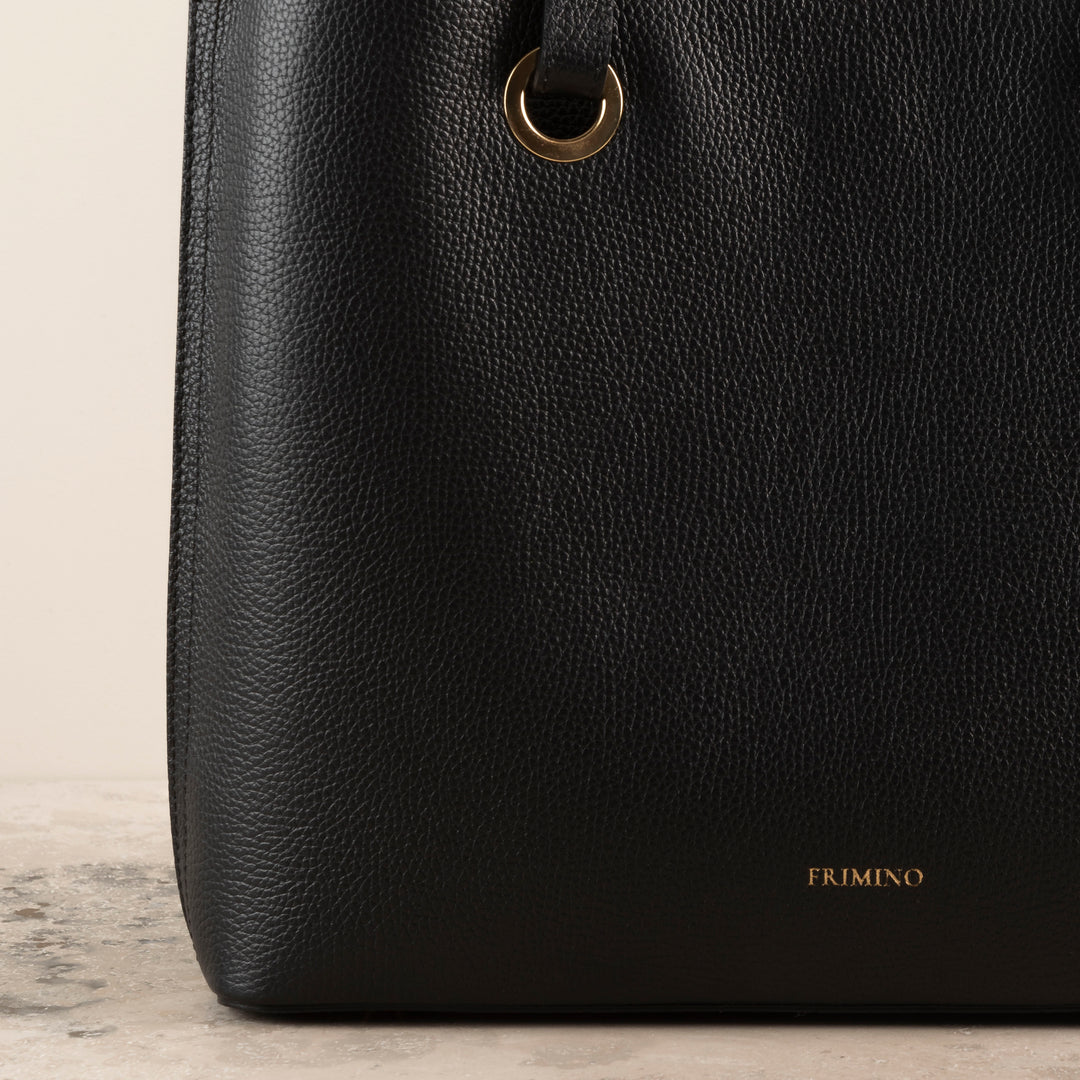 Veske Skinn Bianca Work Black