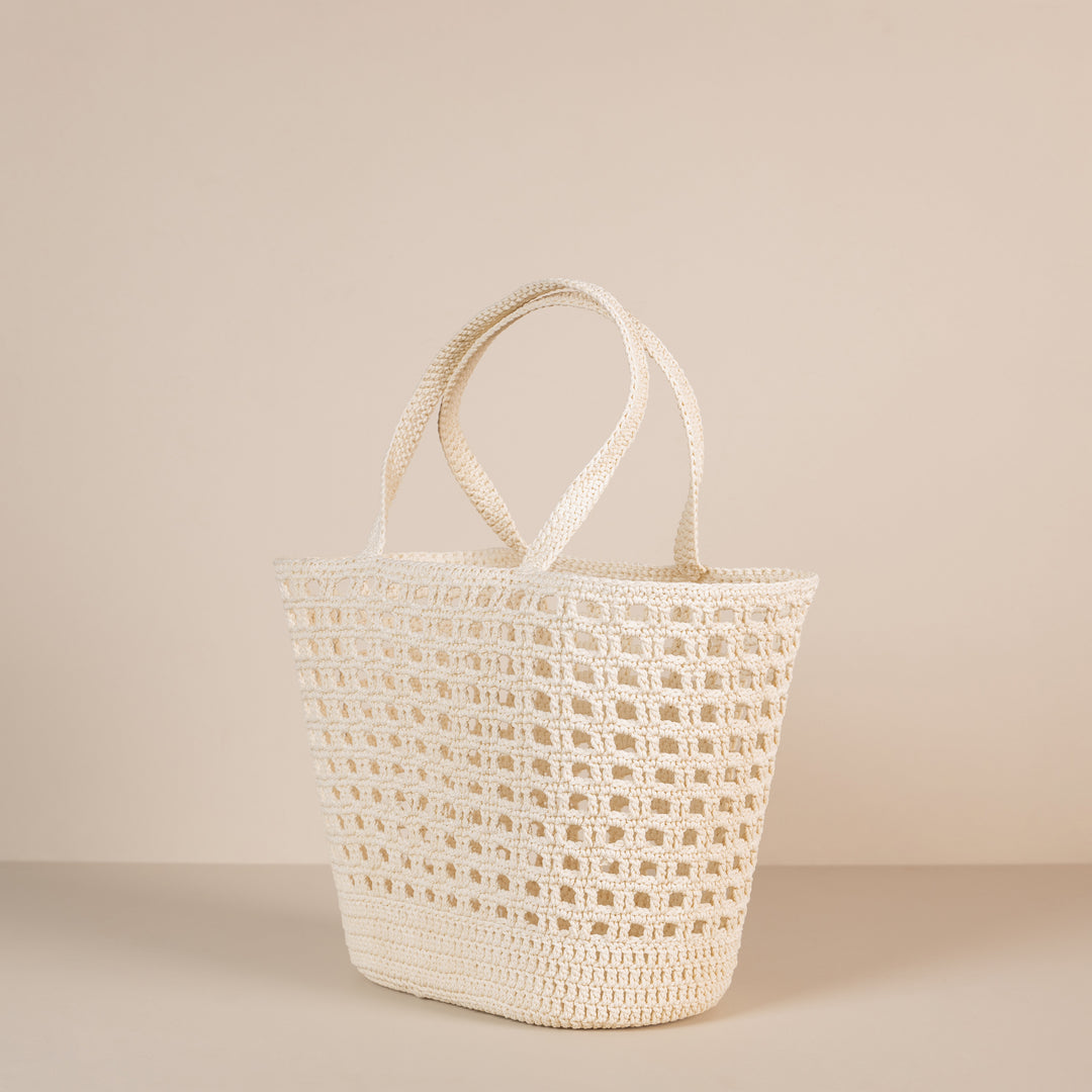 Veske Ellie Shopper Off White