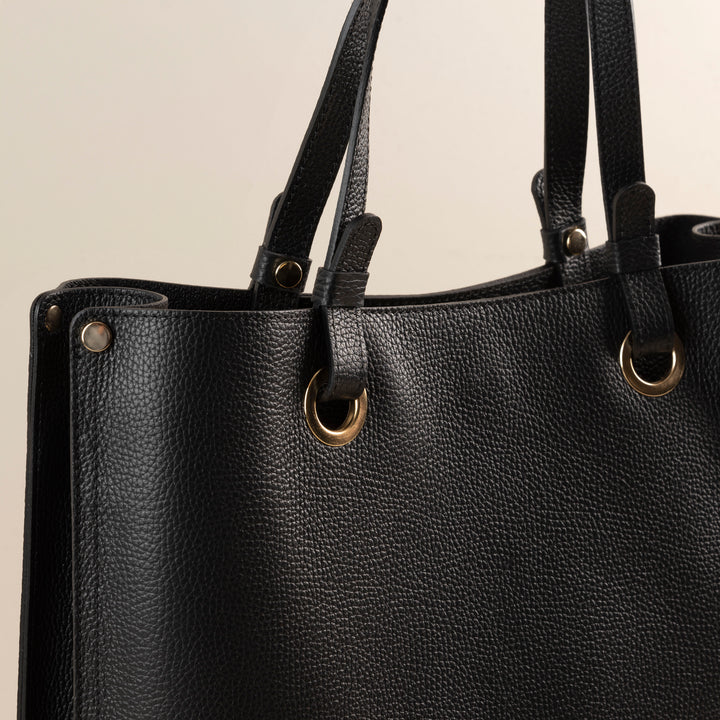 Veske Skinn Bianca Work Black