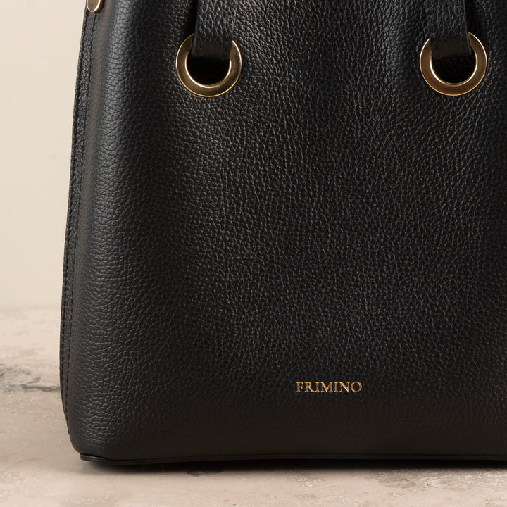 Veske Skinn Bianca Black