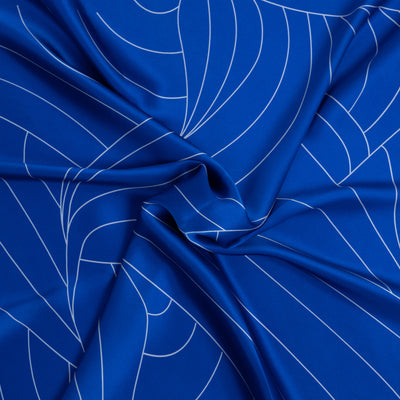 Silkeskjerf Palma Royal Blue