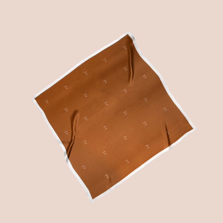 Silkeskjerf Paris Bronze