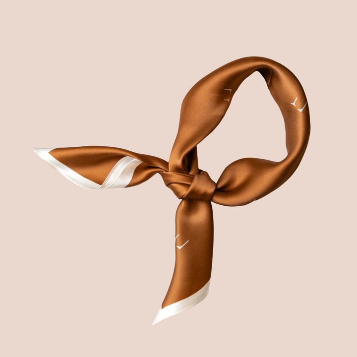 Silkeskjerf Paris Bronze