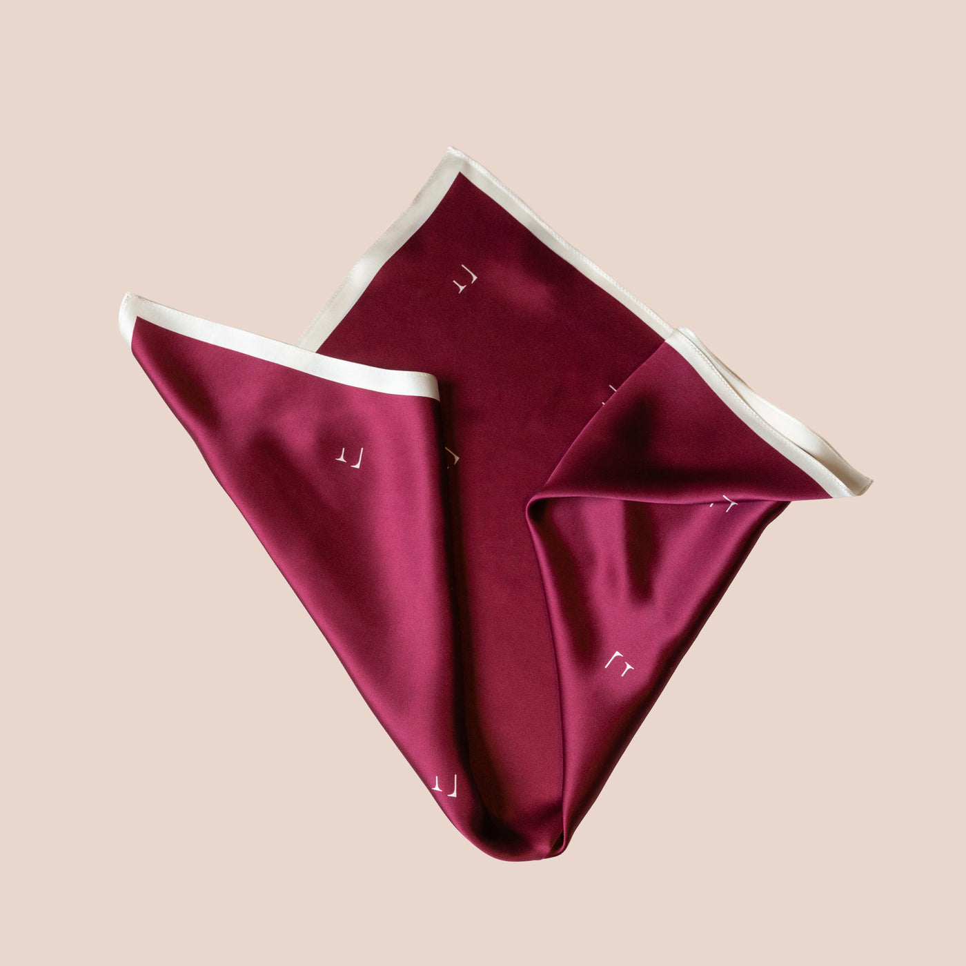 Silkeskjerf Paris Burgundy